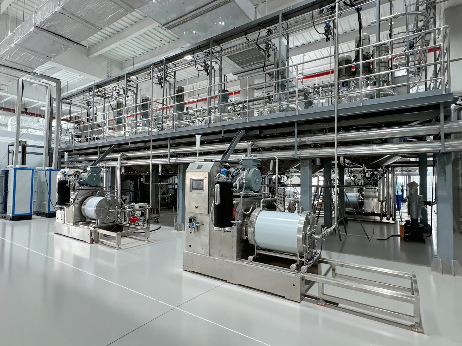 Conductive paste line, tank farm
