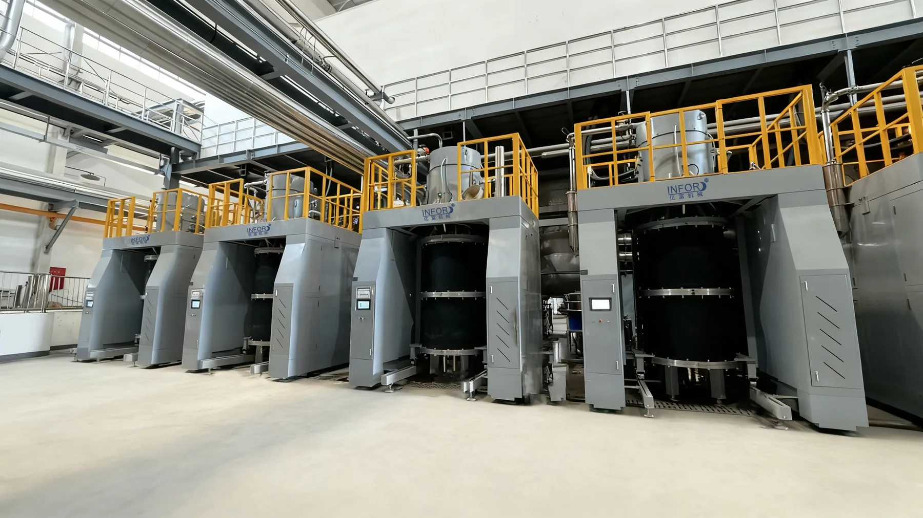 INFOR grinding equipment in a 100,000 t/y LFP production line